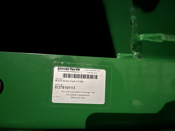 2019 Brent V1100 Grain Cart