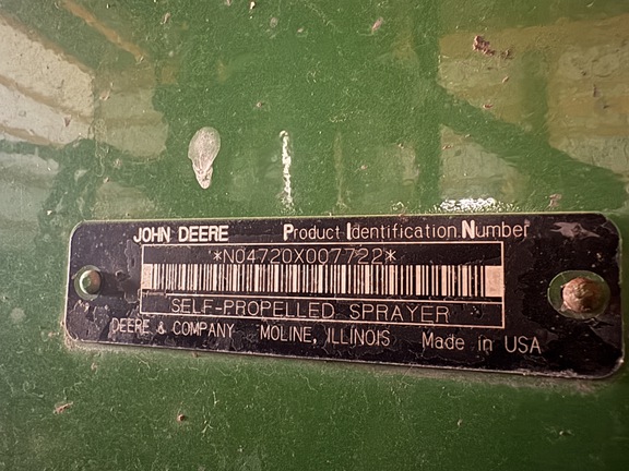 2007 John Deere 4720 Sprayer/High Clearance