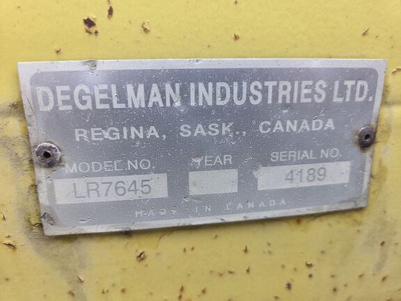 2011 Degelman LR7645 Roller