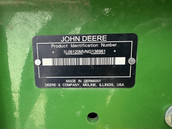 2022 John Deere 6120M Tractor