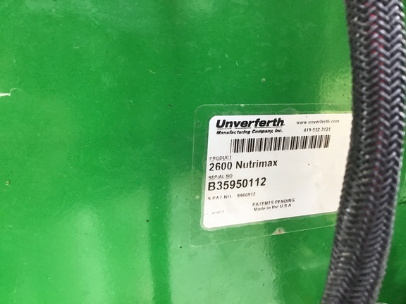 2019 Unverferth 2600 Nutrimax Applicator