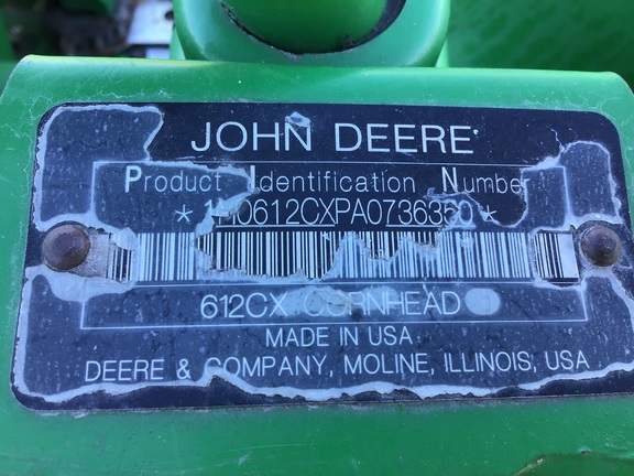 2010 John Deere 612C Header Corn Head