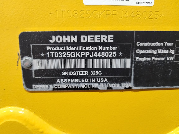 2023 John Deere 325G Compact Track Loader