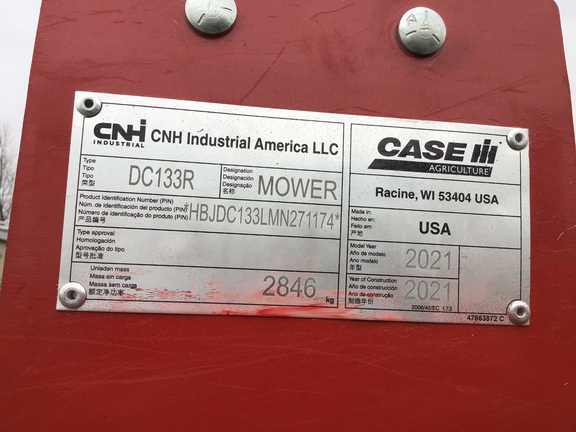 2021 Case IH DC133 Mower Conditioner