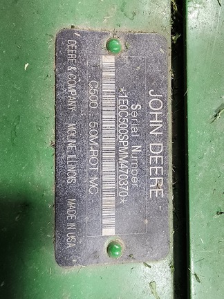 2021 John Deere C500 Mower Conditioner