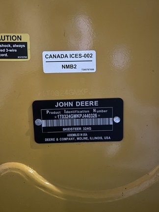 2023 John Deere 324G Skid Steer Loader