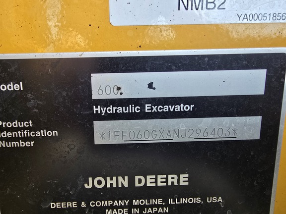 2023 John Deere 60G Excavator Mini