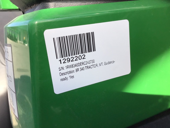 2024 John Deere 8R 340 Tractor