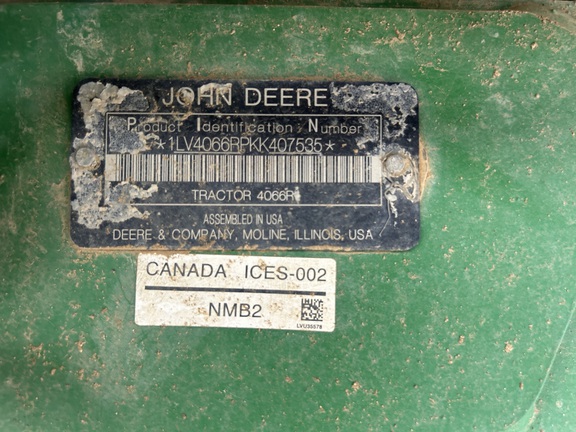 2019 John Deere 4066R Tractor Compact