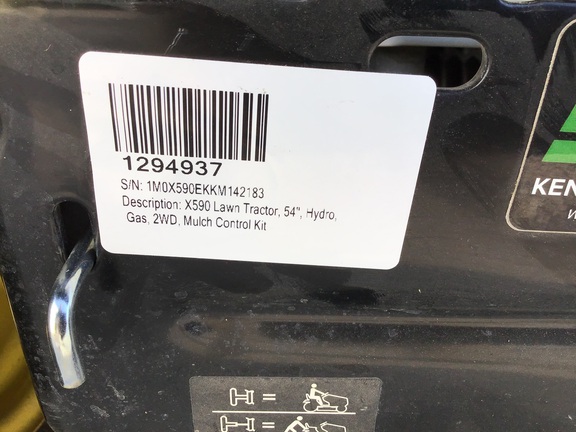 2019 John Deere X590 Garden Tractor