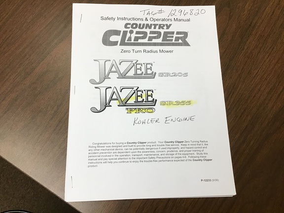 2008 Country Clipper 2360KOJ-SR355 Mower/Zero Turn