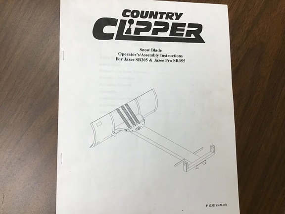 2008 Country Clipper 2360KOJ-SR355 Mower/Zero Turn