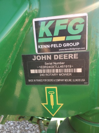 2020 John Deere R240 Mower