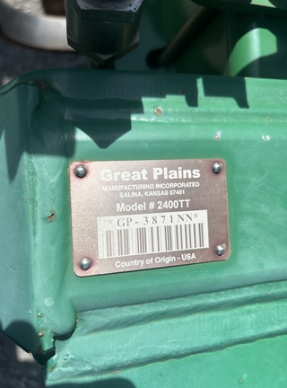 Great Plains 2400TT Misc