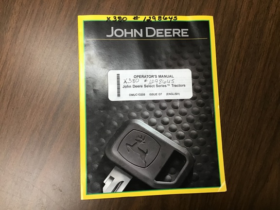 2018 John Deere X380 Garden Tractor