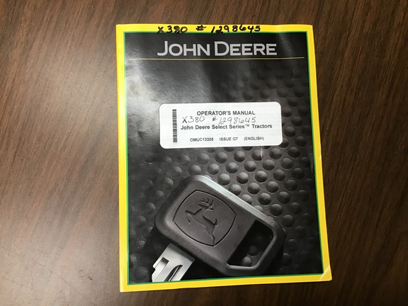 2018 John Deere X380 Garden Tractor