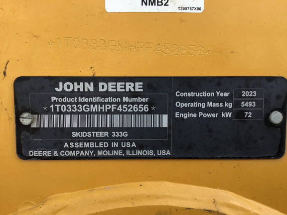2023 John Deere 333G Compact Track Loader