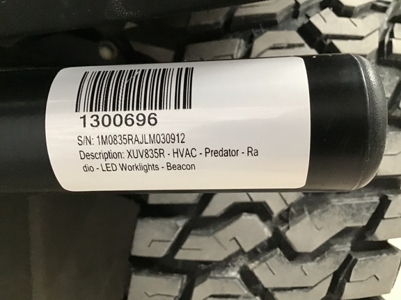 2020 John Deere XUV 835R ATV