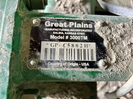 2016 Great Plains 3000TM Misc