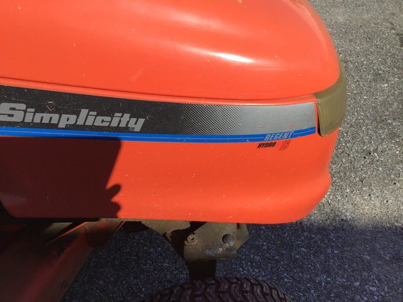 Simplicity REGENT HYDRO 16 Garden Tractor