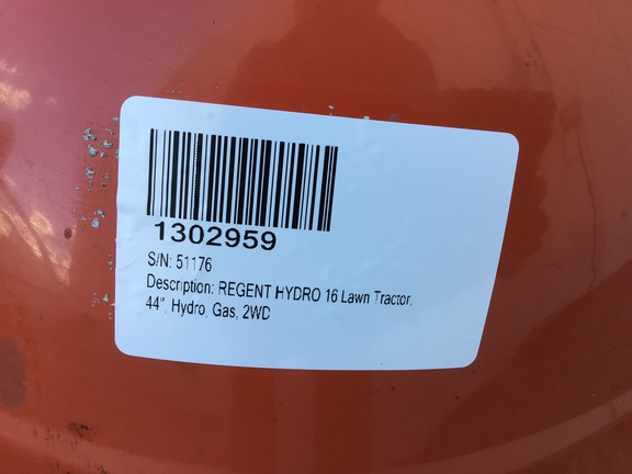 Simplicity REGENT HYDRO 16 Garden Tractor