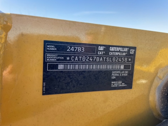 2014 Caterpillar 247B3 Compact Track Loader