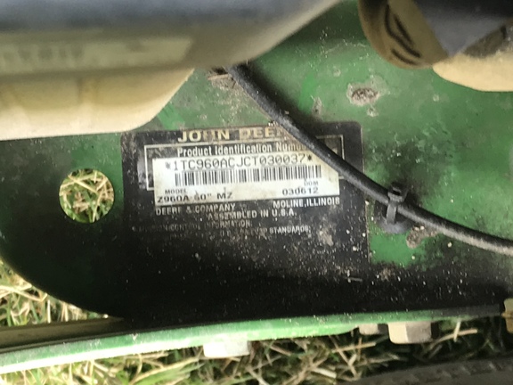 2012 John Deere Z960A Mower/Zero Turn