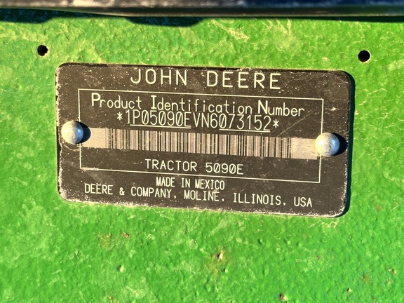 2022 John Deere 5090E Tractor