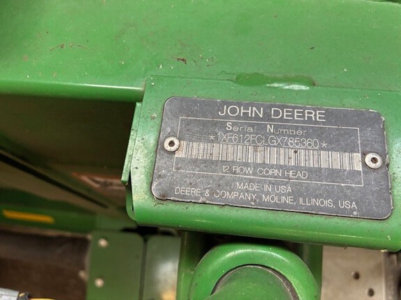 2016 John Deere 612FC Header Corn Head