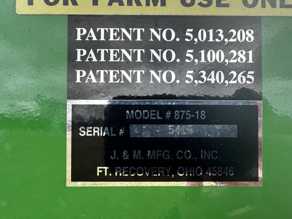 2010 J&M 875-18 Grain Cart