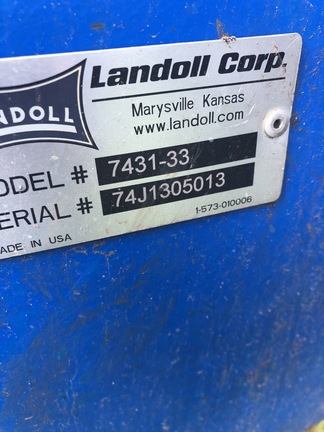 2013 Landoll 7431-33 Misc