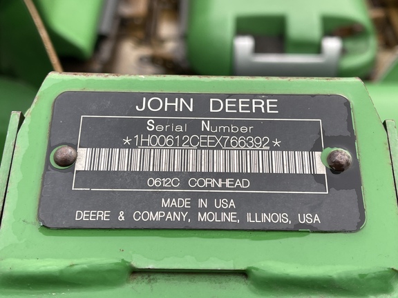 2014 John Deere 612C Header Corn Head