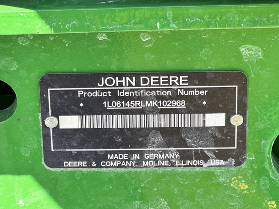 2021 John Deere 6145R Tractor