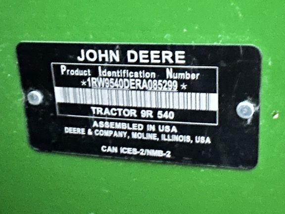 2024 John Deere 9R 540 Tractor 4WD