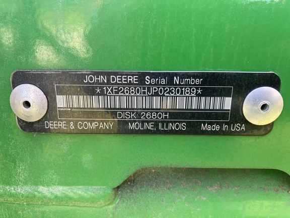 2023 John Deere 2680H Disk