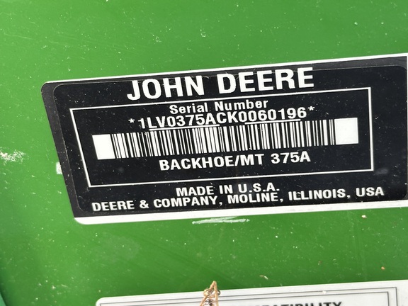 2019 John Deere 375A Tractor Attachment