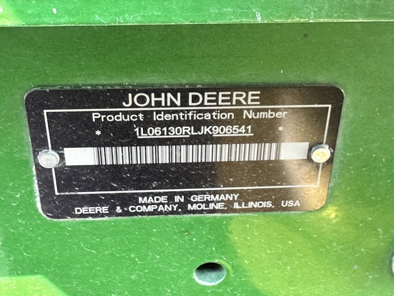 2018 John Deere 6130R Tractor