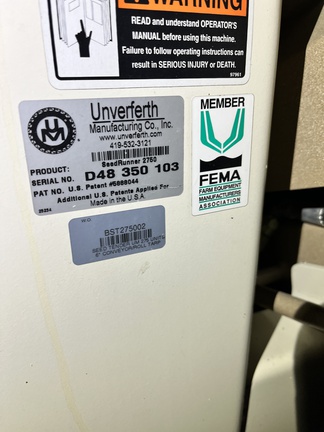 2007 Unverferth 2750 Tender