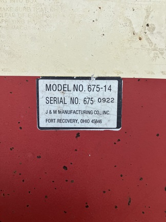 1993 J&M 675-14 Grain Cart