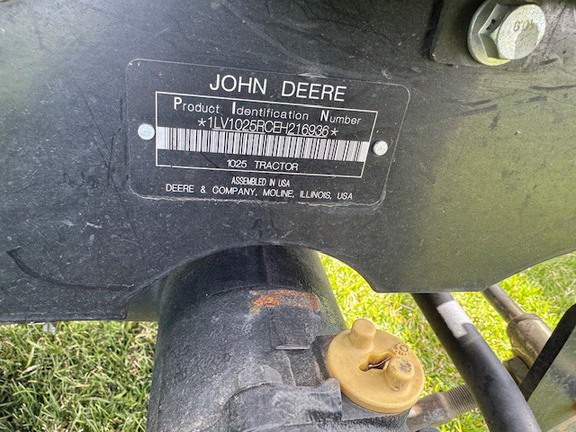 2014 John Deere 1025R Tractor Compact