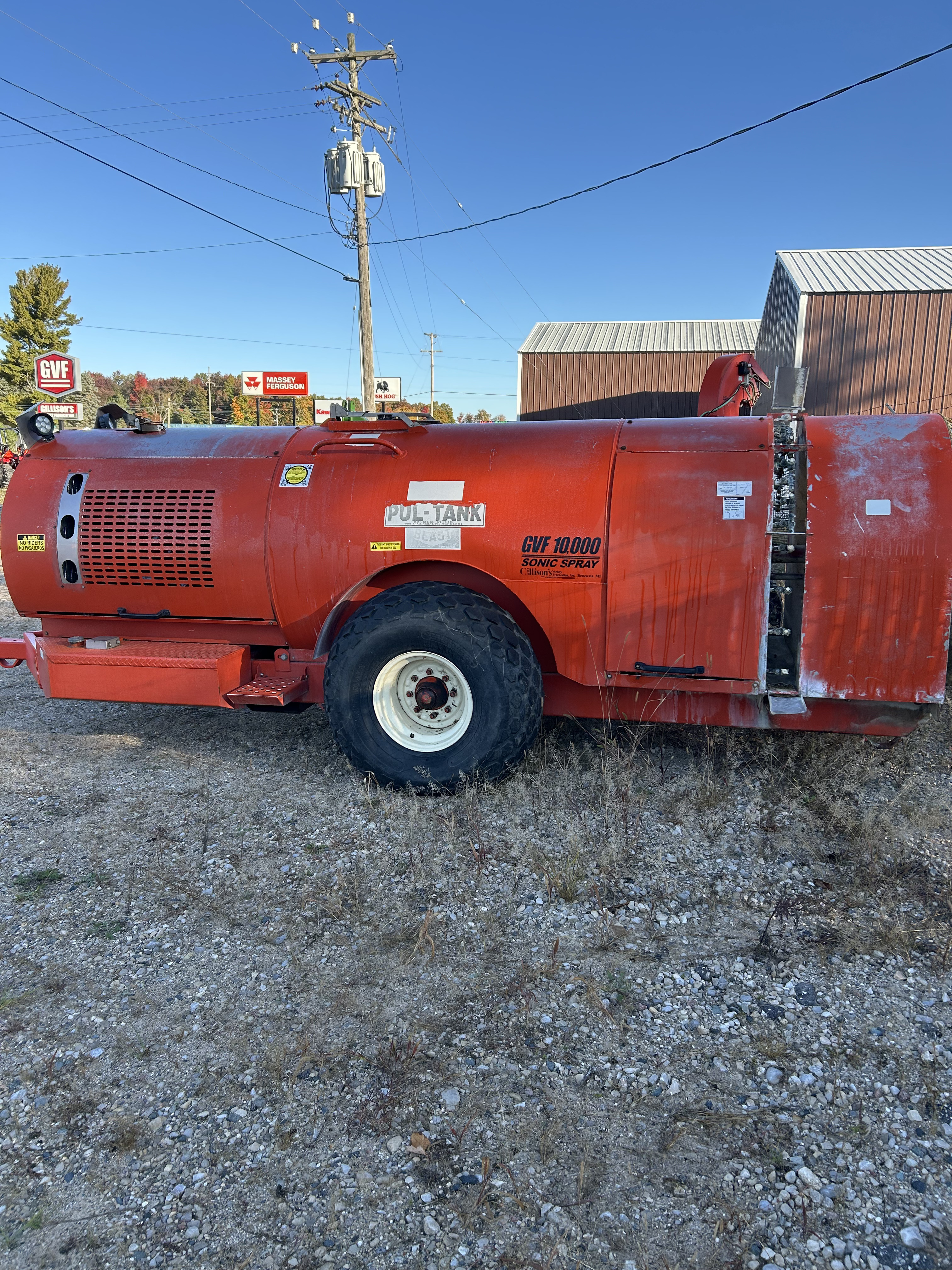 Rears Pul-Tank Power Blast Sprayer/Orchard
