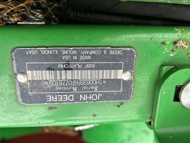 2015 John Deere 635F Hydra Flex Header Auger