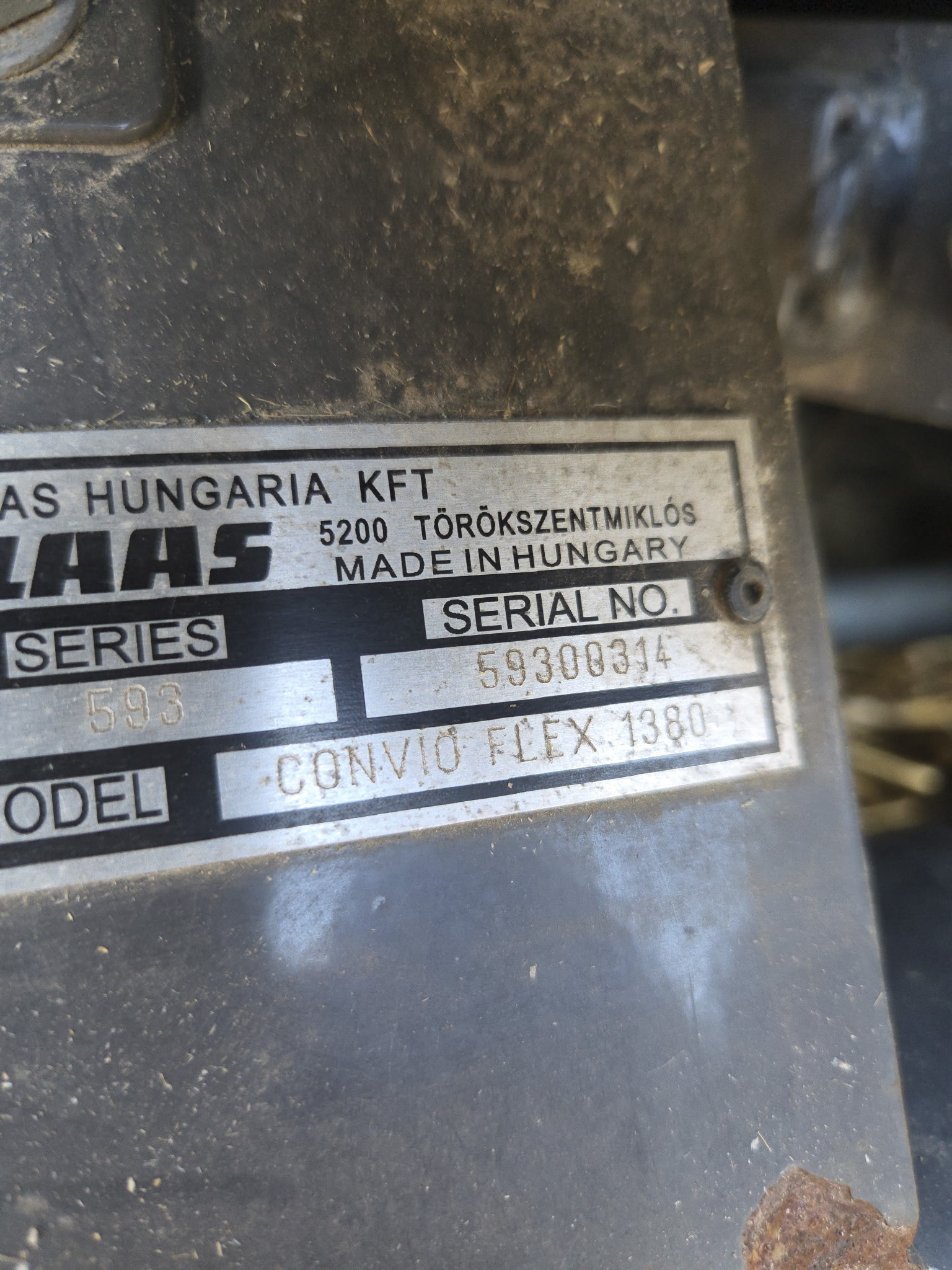 2020 CLAAS 1380 Header Draper Flex