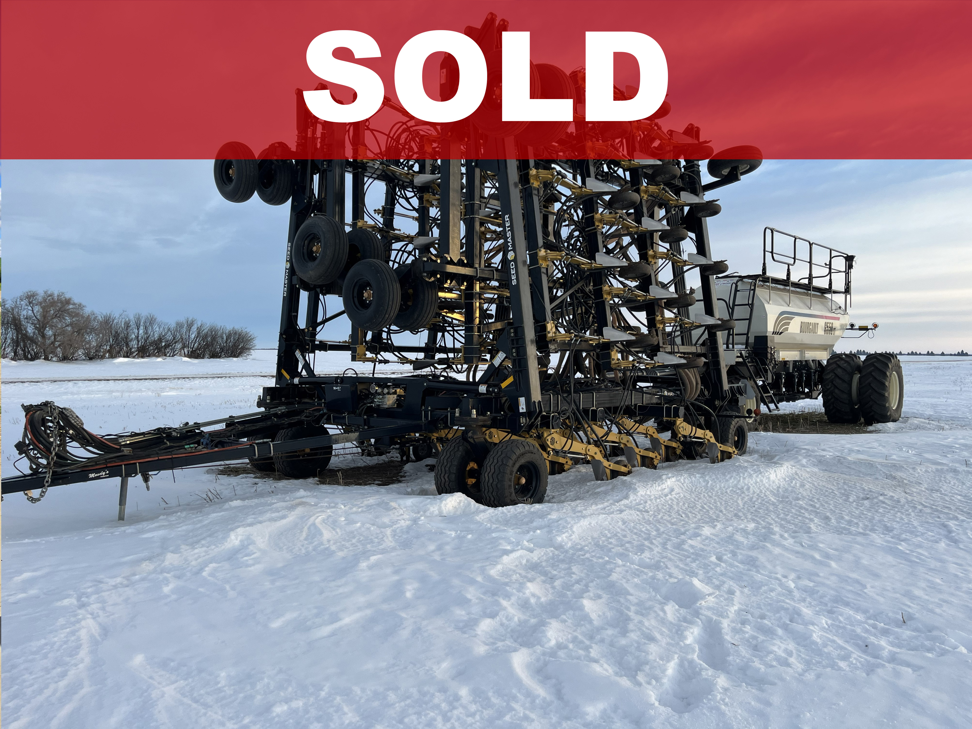 2016 Seed Master 7012 with Bourgault 6550ST Air Drill