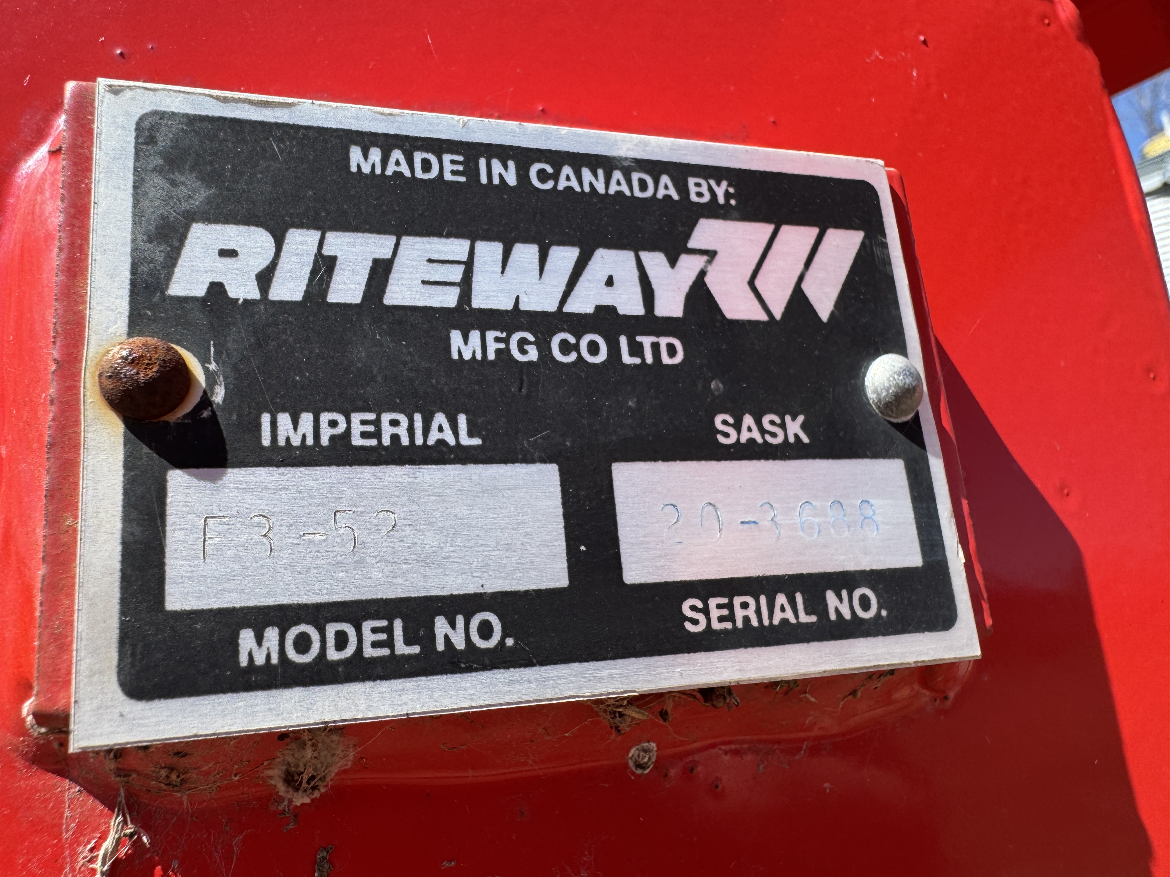 2020 Riteway F3-52 Land Roller