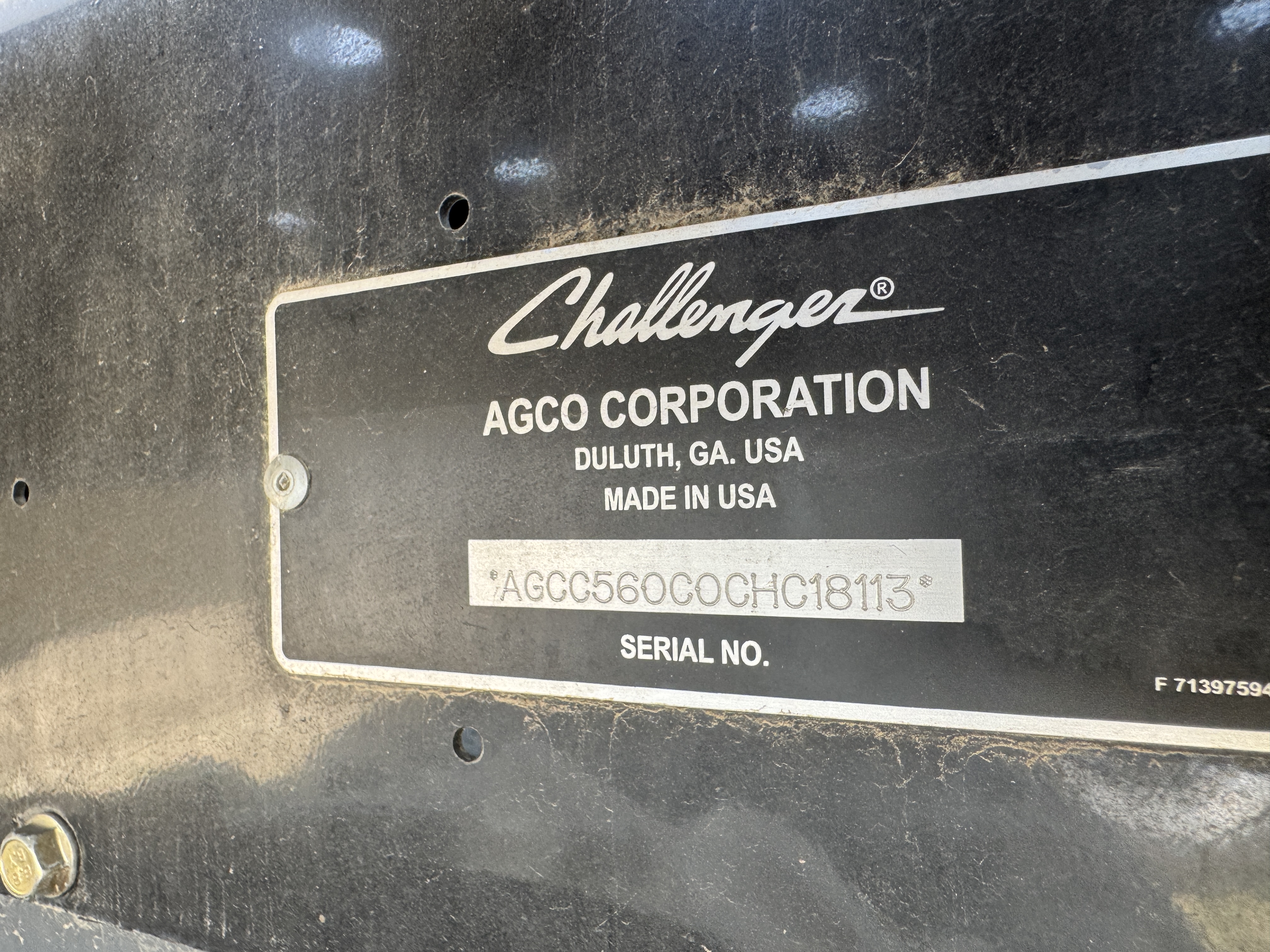 2012 Challenger 560C Combine