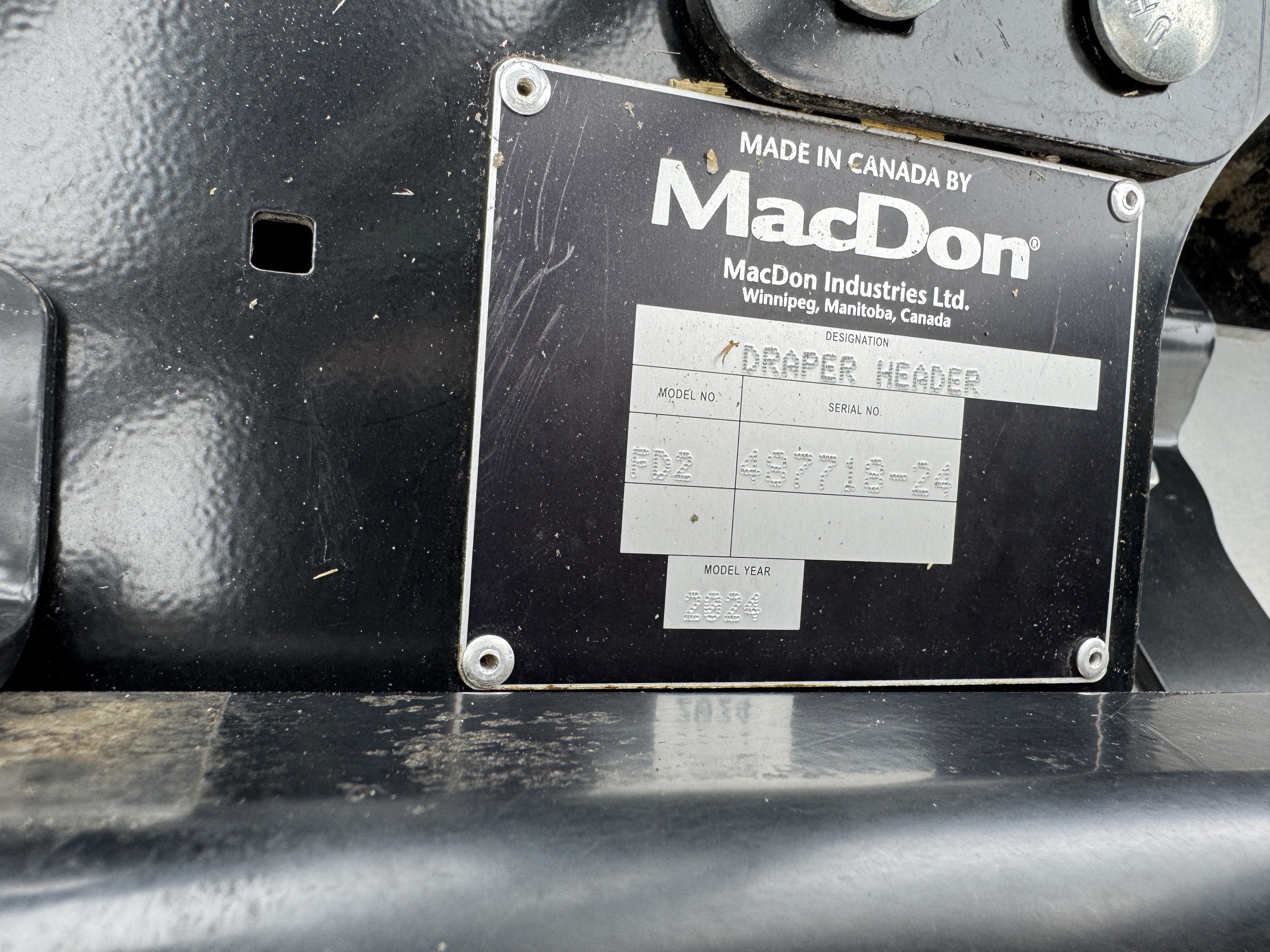 2024 MacDon FD240 Header Combine