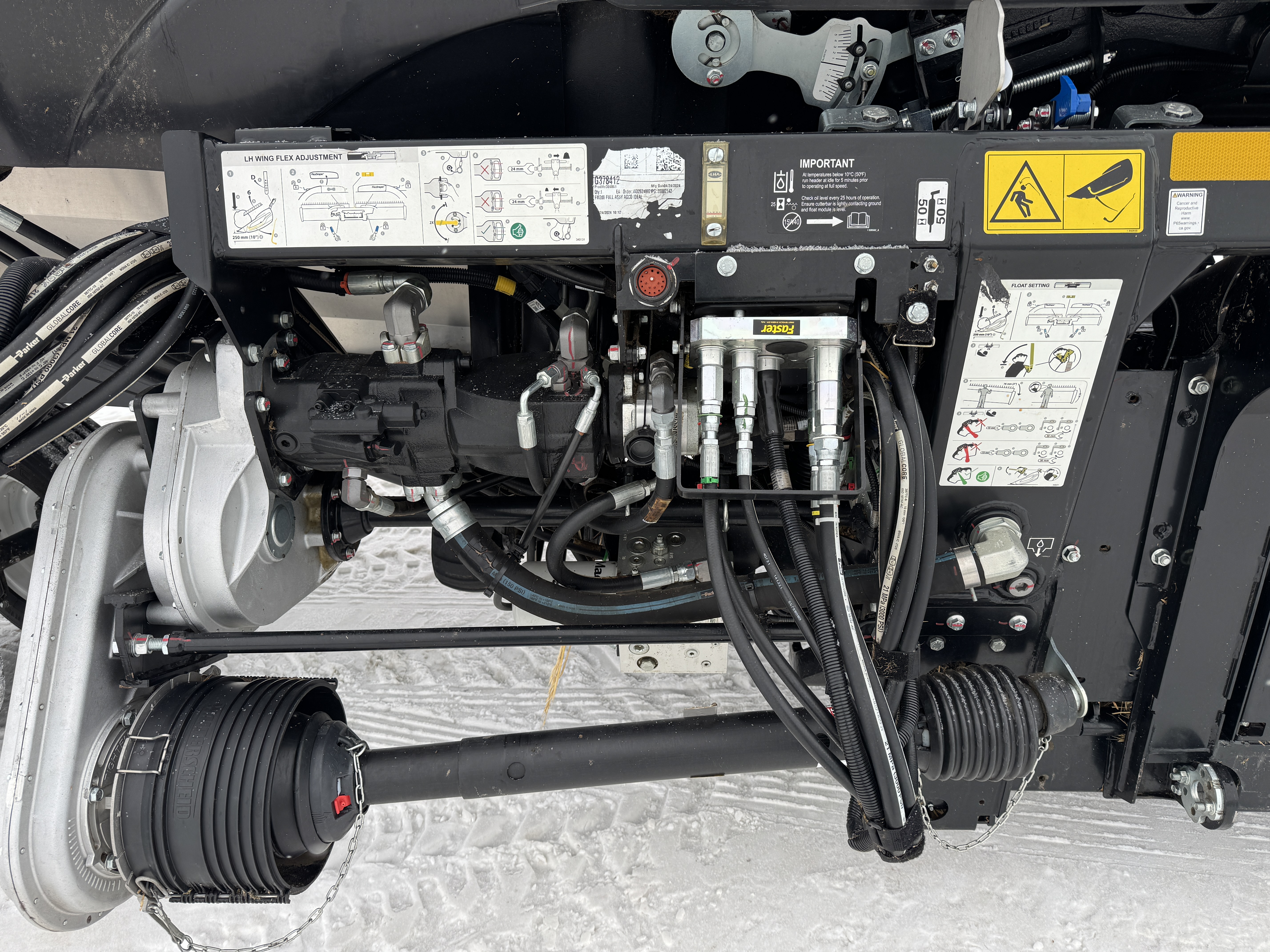 2024 MacDon FD240 Header Combine