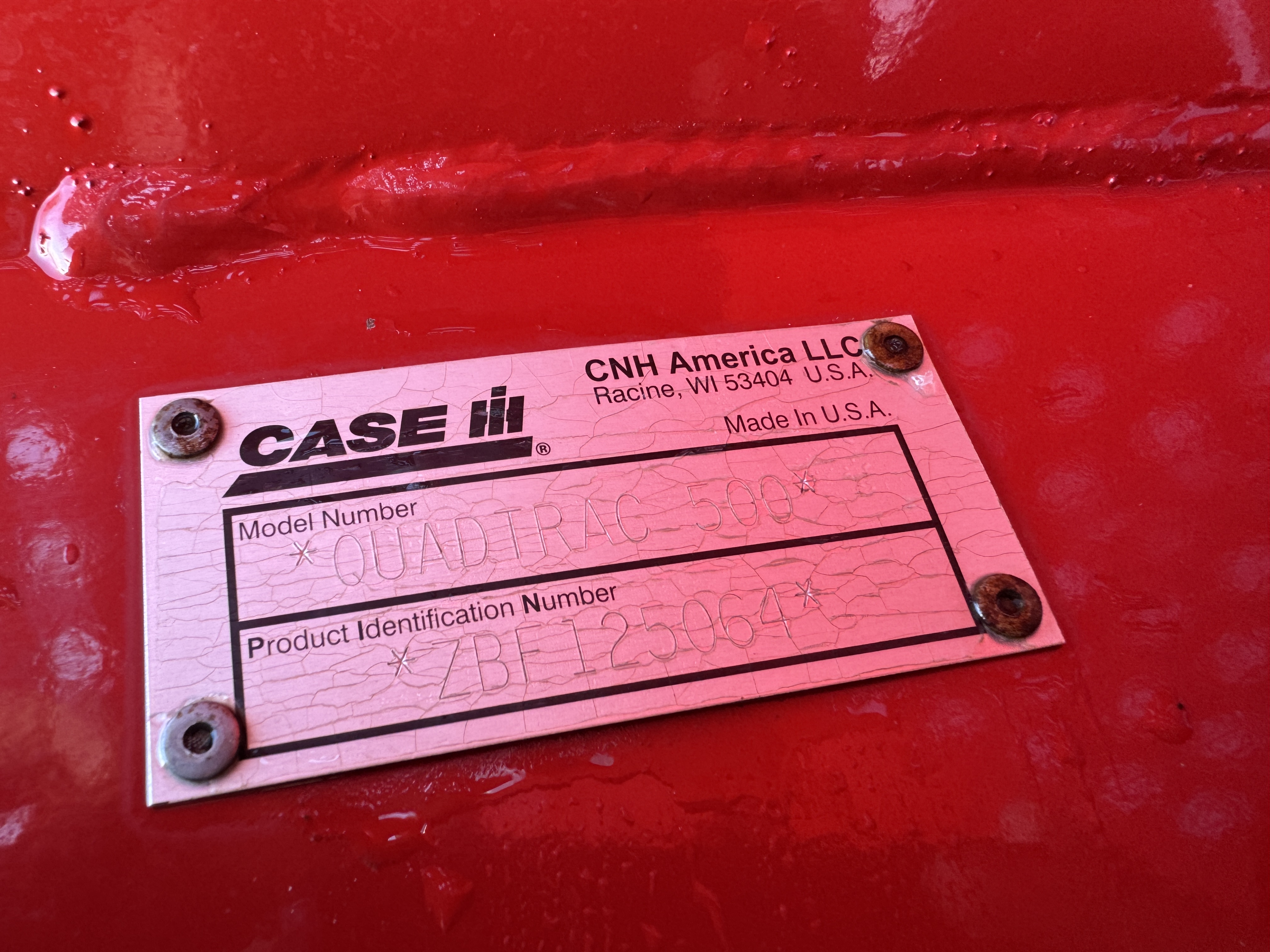 2011 Case IH Steiger 500 Quadtrac Tractor