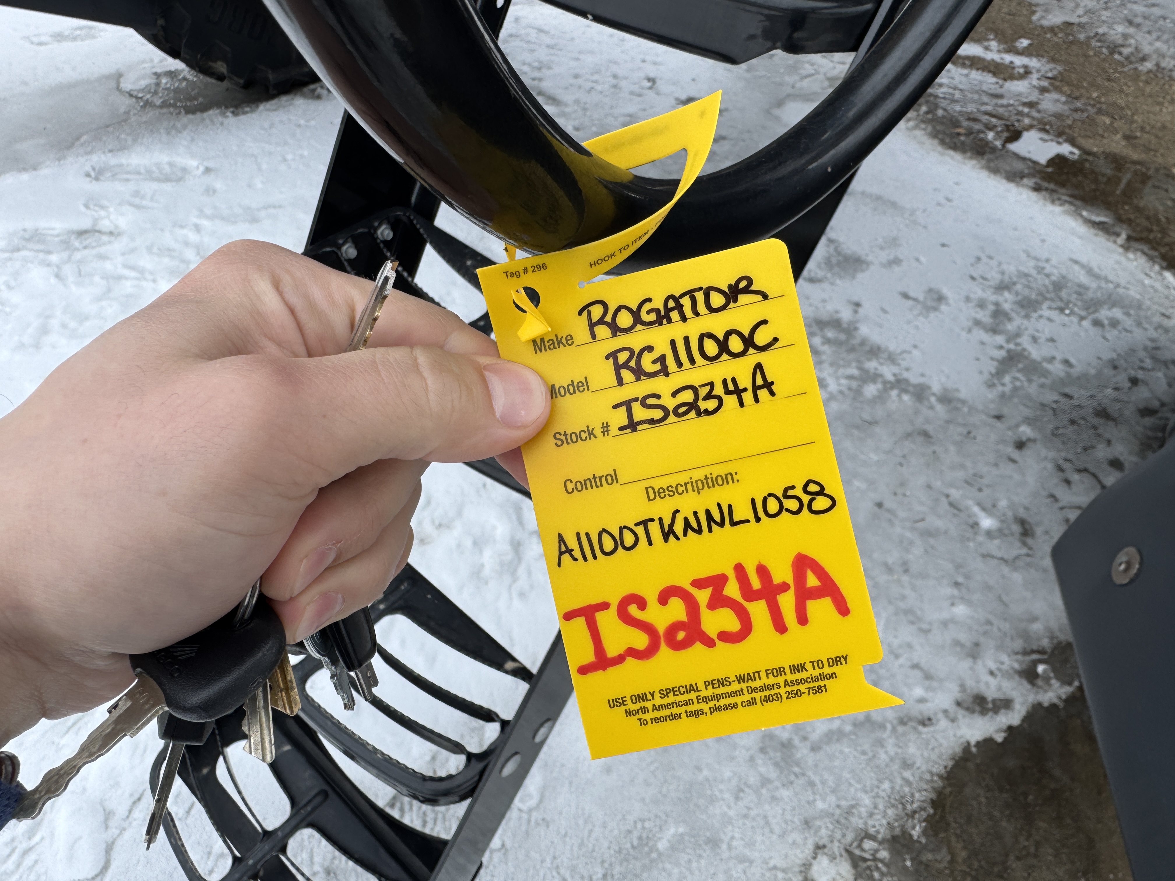 2019 RoGator RG1100C Sprayer/High Clearance